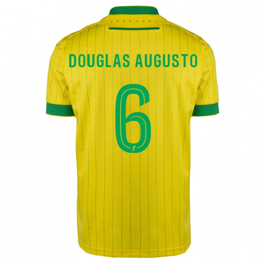 Danxen Herren Douglas Augusto #6 Gelb Grün Heimtrikot Trikot 2025/26 T-Shirt Österreich