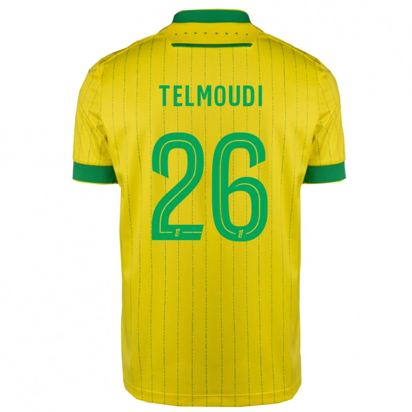 Danxen Herren Naïm Telmoudi #26 Gelb Grün Heimtrikot Trikot 2025/26 T-Shirt Österreich