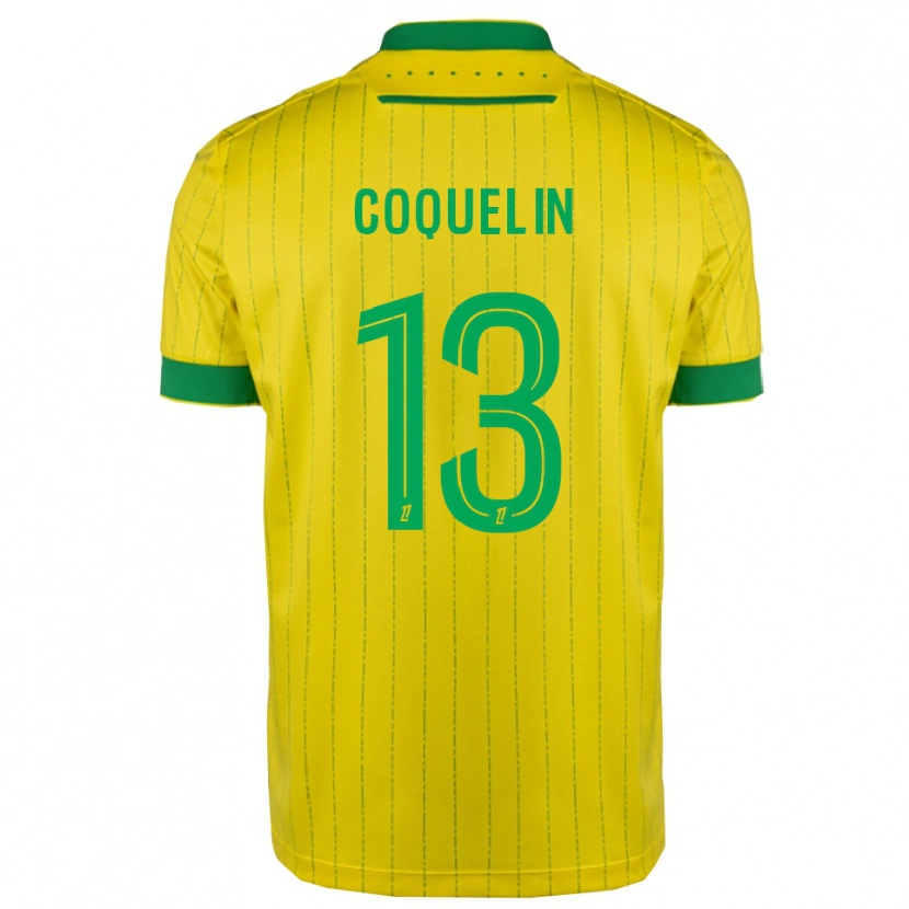 Danxen Herren Francis Coquelin #13 Gelb Grün Heimtrikot Trikot 2025/26 T-Shirt Österreich