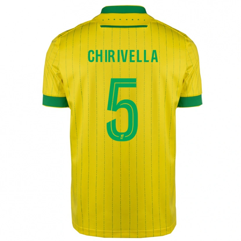 Danxen Herren Pedro Chirivella #5 Gelb Grün Heimtrikot Trikot 2025/26 T-Shirt Österreich