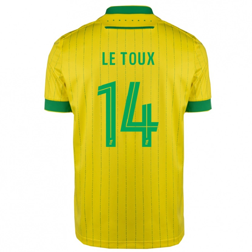 Danxen Herren Many Le Toux #14 Gelb Grün Heimtrikot Trikot 2025/26 T-Shirt Österreich