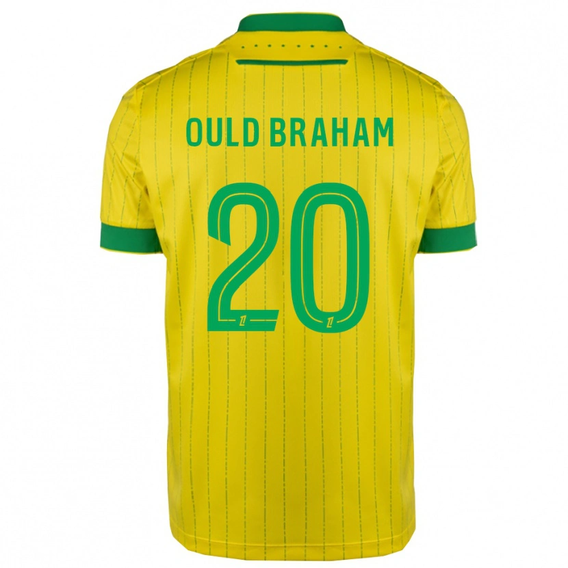 Danxen Herren Amira Ould Braham #20 Gelb Grün Heimtrikot Trikot 2025/26 T-Shirt Österreich