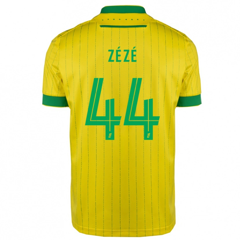 Danxen Herren Nathan Zézé #44 Gelb Grün Heimtrikot Trikot 2025/26 T-Shirt Österreich