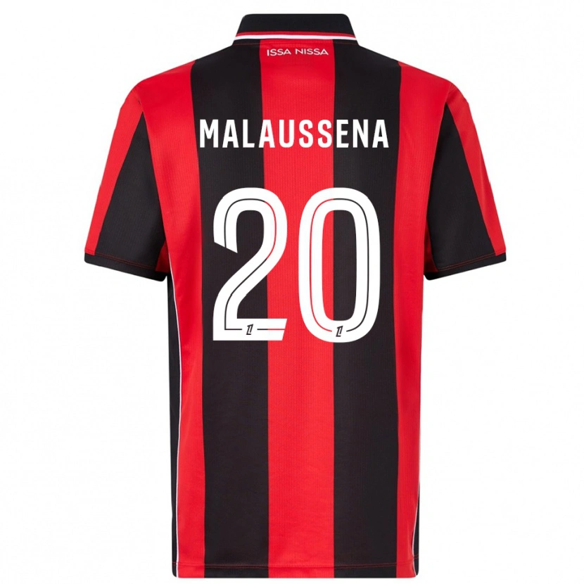 Danxen Herren Angela Malaussena #20 Rot Schwarz Heimtrikot Trikot 2025/26 T-Shirt Österreich