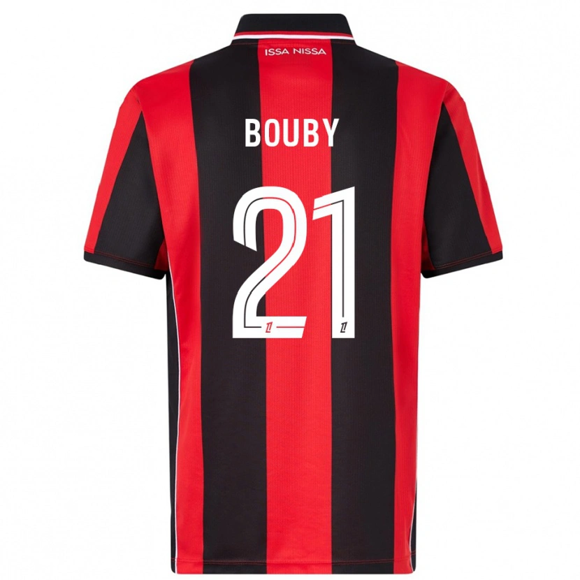 Danxen Herren Coline Bouby #21 Rot Schwarz Heimtrikot Trikot 2025/26 T-Shirt Österreich