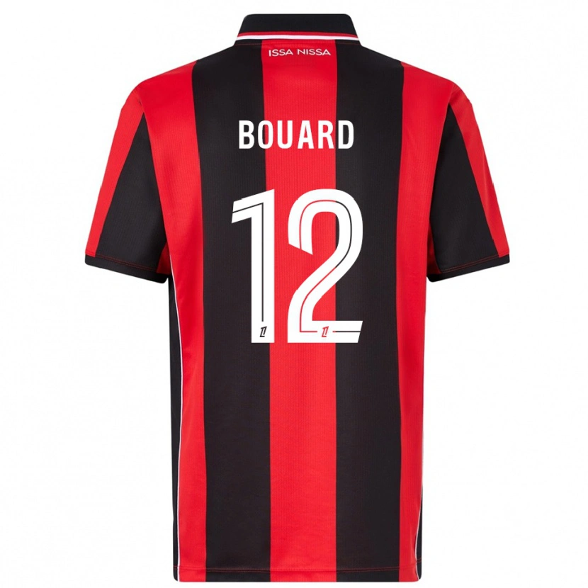 Danxen Herren Enguerrand Bouard #12 Rot Schwarz Heimtrikot Trikot 2025/26 T-Shirt Österreich
