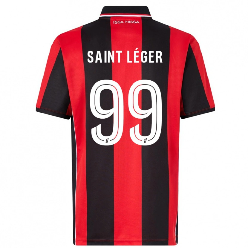 Danxen Herren Maureen Saint Léger #99 Rot Schwarz Heimtrikot Trikot 2025/26 T-Shirt Österreich