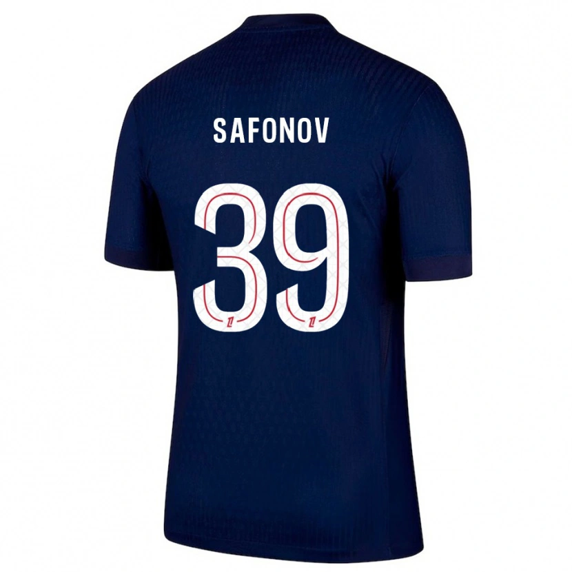 Danxen Herren Matvey Safonov #39 Marine Rot Heimtrikot Trikot 2025/26 T-Shirt Österreich