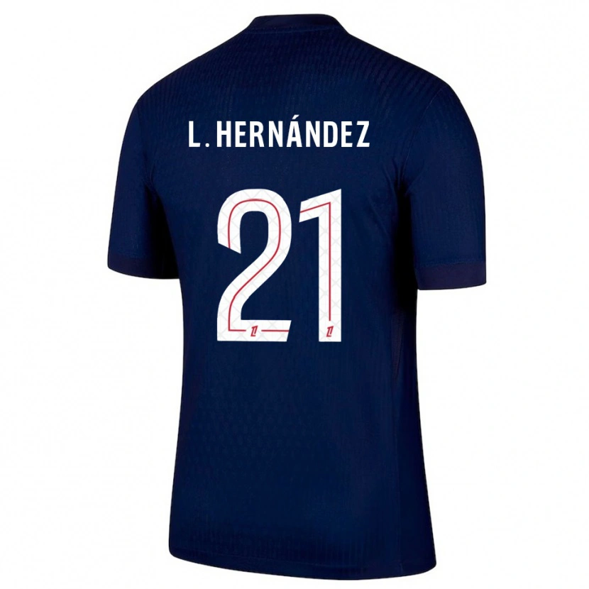 Danxen Herren Lucas Hernández #21 Marine Rot Heimtrikot Trikot 2025/26 T-Shirt Österreich