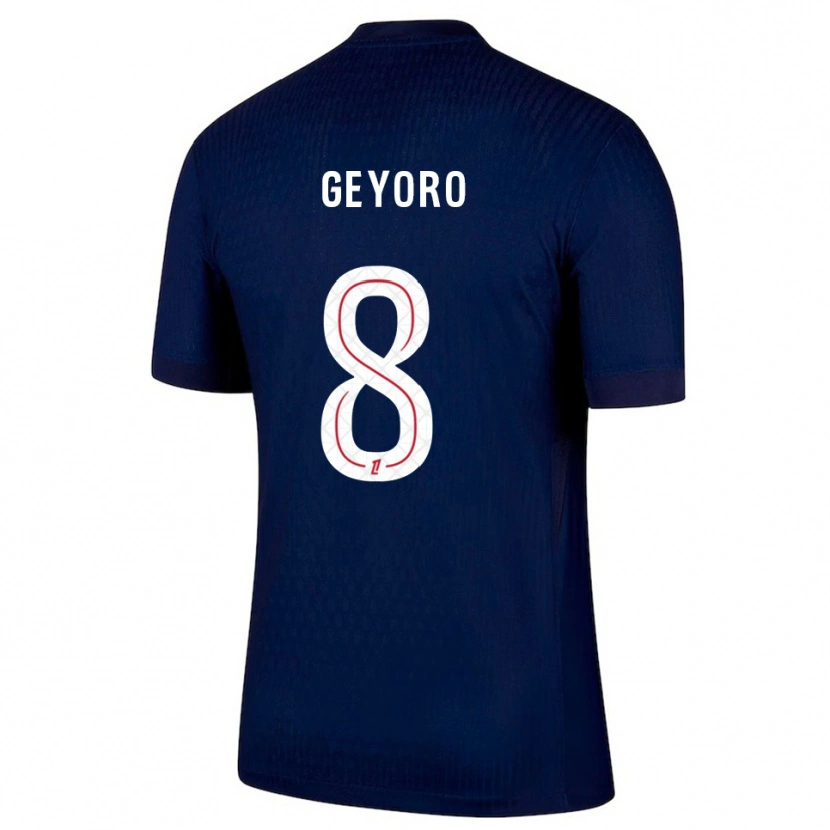 Danxen Herren Grace Geyoro #8 Marine Rot Heimtrikot Trikot 2025/26 T-Shirt Österreich
