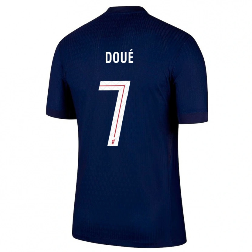 Danxen Herren Eddy Doué #7 Marine Rot Heimtrikot Trikot 2025/26 T-Shirt Österreich