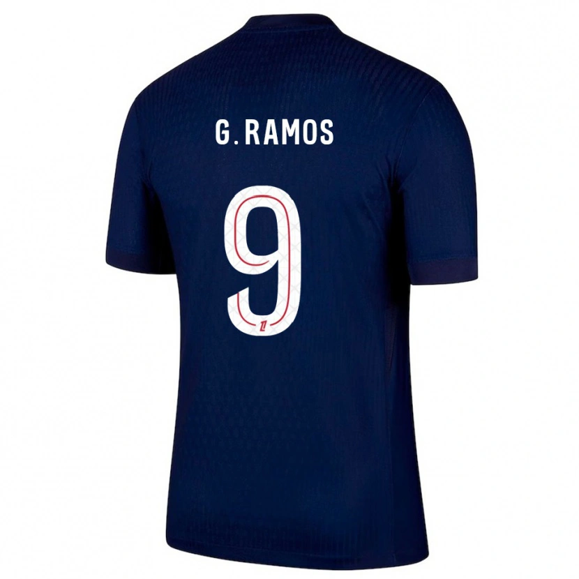 Danxen Herren Gonçalo Ramos #9 Marine Rot Heimtrikot Trikot 2025/26 T-Shirt Österreich