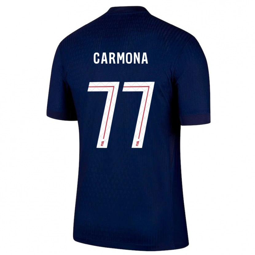 Danxen Herren Olga Carmona #77 Marine Rot Heimtrikot Trikot 2025/26 T-Shirt Österreich
