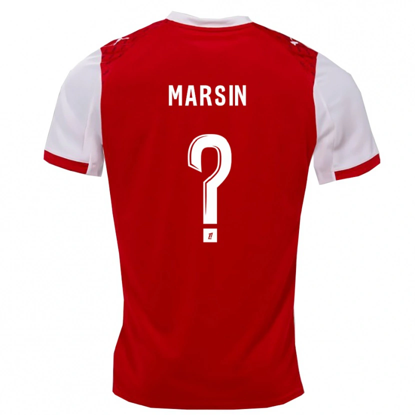 Danxen Herren Antonin Marsin #0 Rot Weiß Heimtrikot Trikot 2025/26 T-Shirt Österreich