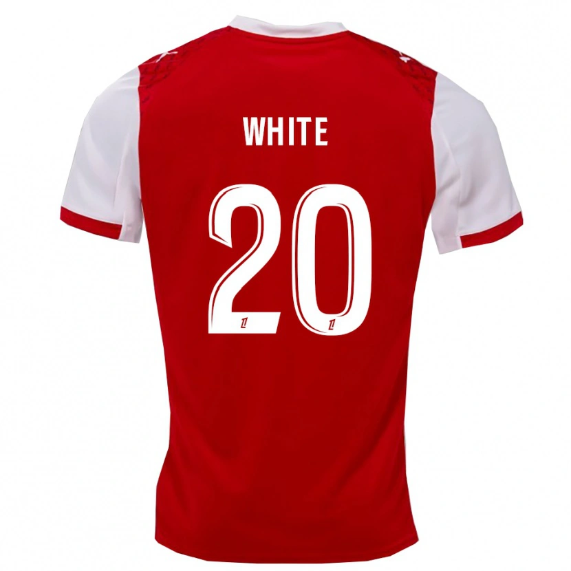 Danxen Herren Morgan White #20 Rot Weiß Heimtrikot Trikot 2025/26 T-Shirt Österreich