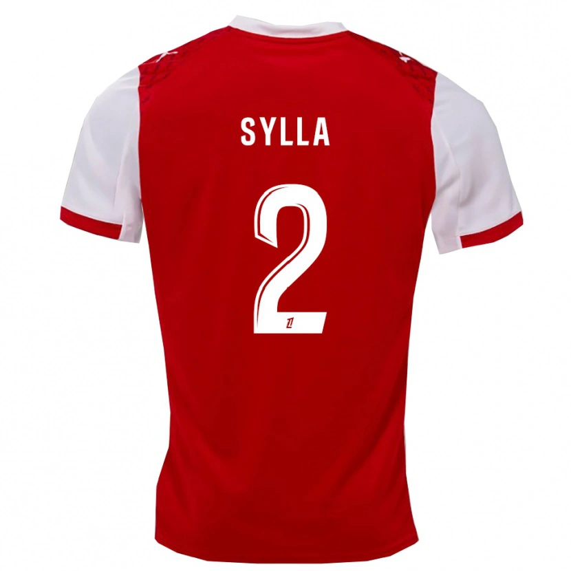 Danxen Herren Mohamed Sylla #2 Rot Weiß Heimtrikot Trikot 2025/26 T-Shirt Österreich