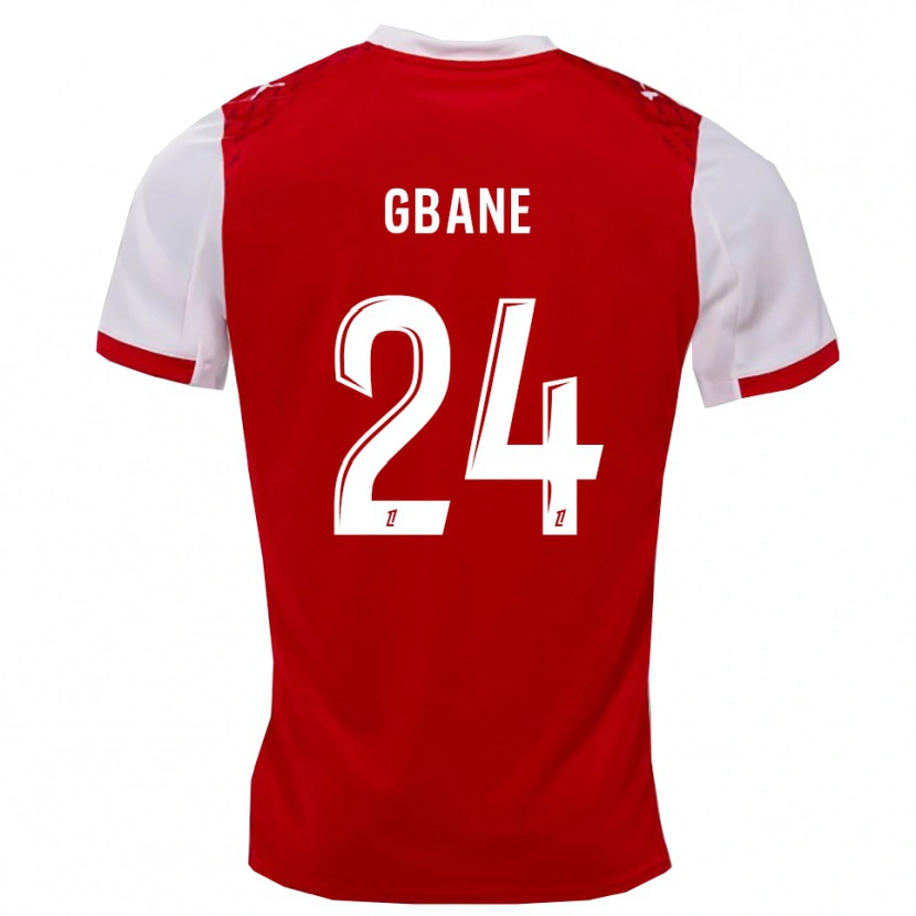 Danxen Herren Mory Gbane #24 Rot Weiß Heimtrikot Trikot 2025/26 T-Shirt Österreich