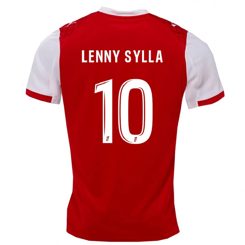Danxen Herren Lenny Sylla #10 Rot Weiß Heimtrikot Trikot 2025/26 T-Shirt Österreich