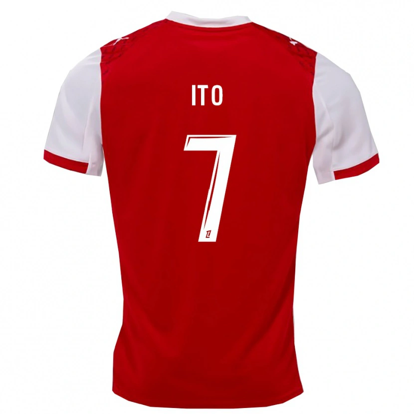 Danxen Herren Junya Ito #7 Rot Weiß Heimtrikot Trikot 2025/26 T-Shirt Österreich
