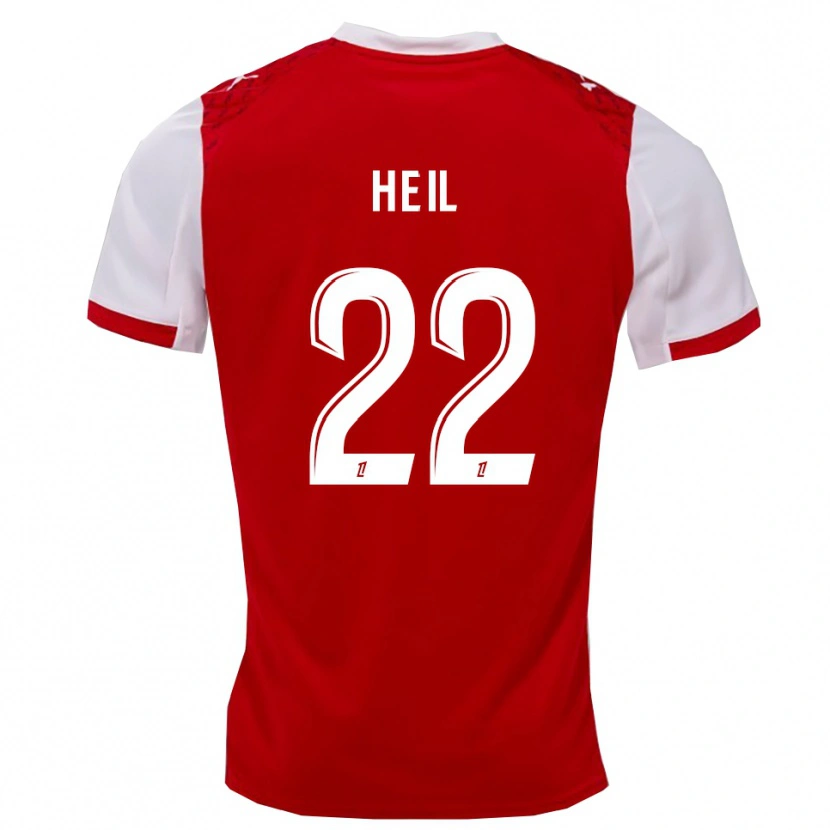 Danxen Herren Manon Heil #22 Rot Weiß Heimtrikot Trikot 2025/26 T-Shirt Österreich