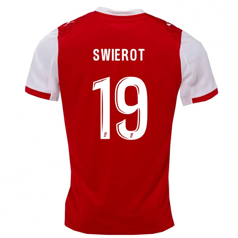Danxen Herren Julie Swierot #19 Rot Weiß Heimtrikot Trikot 2025/26 T-Shirt Österreich