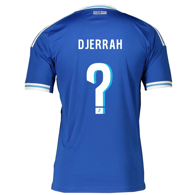 Danxen Herren Karim Djerrah #0 Blau Weiß Heimtrikot Trikot 2025/26 T-Shirt Österreich