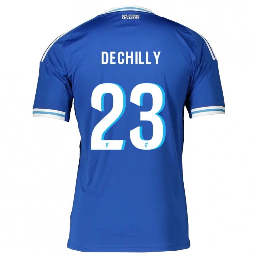 Danxen Herren Pauline Dechilly #23 Blau Weiß Heimtrikot Trikot 2025/26 T-Shirt Österreich