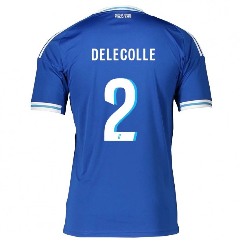 Danxen Herren Timéo Delecolle #2 Blau Weiß Heimtrikot Trikot 2025/26 T-Shirt Österreich
