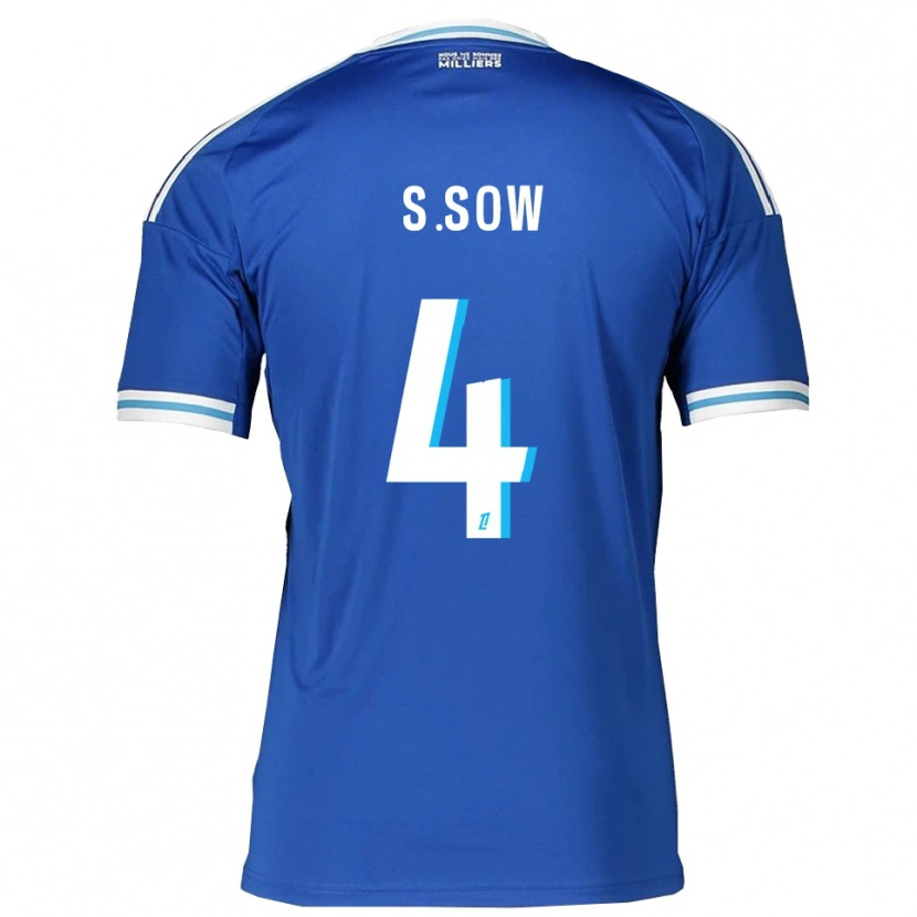 Danxen Herren Saïdou Sow #4 Blau Weiß Heimtrikot Trikot 2025/26 T-Shirt Österreich