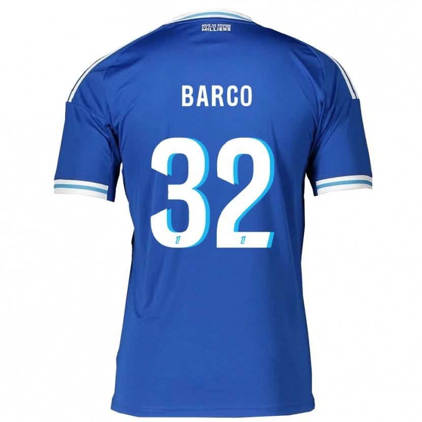Danxen Herren Valentín Barco #32 Blau Weiß Heimtrikot Trikot 2025/26 T-Shirt Österreich