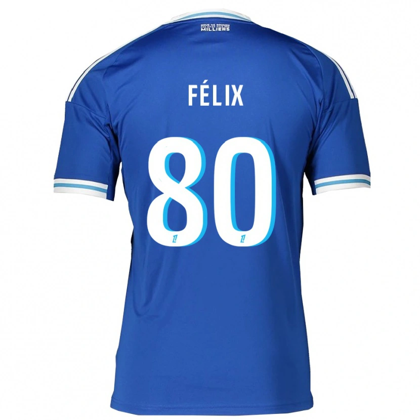 Danxen Herren Félix Lemaréchal #80 Blau Weiß Heimtrikot Trikot 2025/26 T-Shirt Österreich
