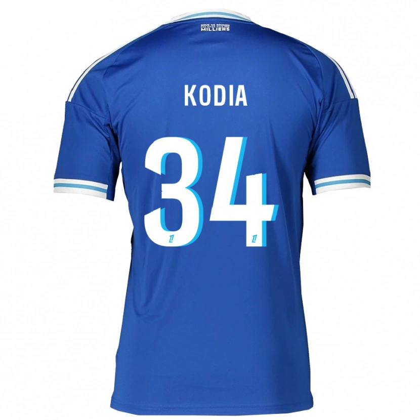 Danxen Herren Ghianny Kodia #34 Blau Weiß Heimtrikot Trikot 2025/26 T-Shirt Österreich