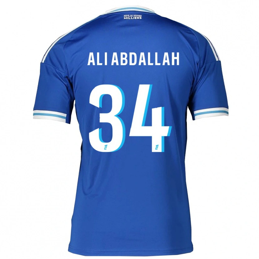 Danxen Herren Aboubacar Ali Abdallah #34 Blau Weiß Heimtrikot Trikot 2025/26 T-Shirt Österreich