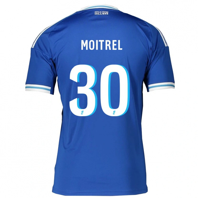 Danxen Herren Pauline Moitrel #30 Blau Weiß Heimtrikot Trikot 2025/26 T-Shirt Österreich