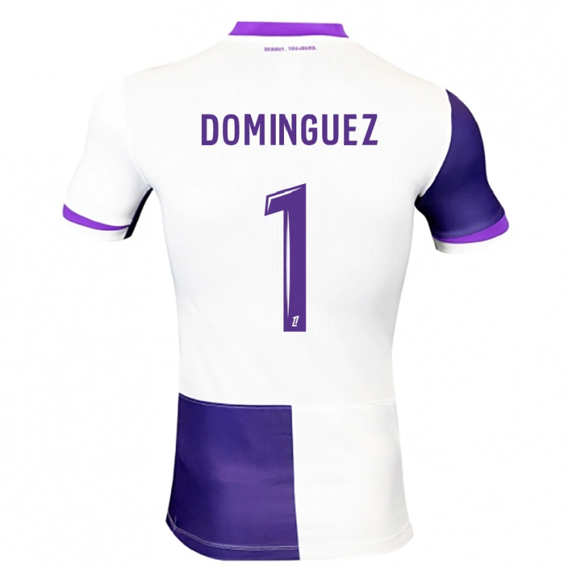 Danxen Herren Álex Domínguez #1 Lila Weiß Heimtrikot Trikot 2025/26 T-Shirt Österreich