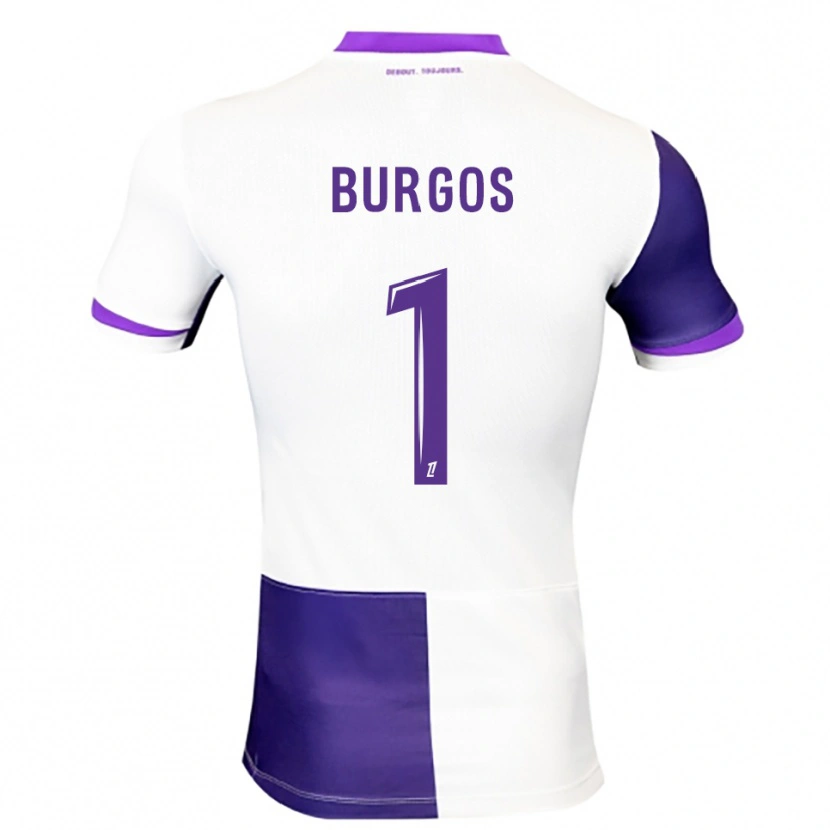 Danxen Herren Diego Burgos #1 Lila Weiß Heimtrikot Trikot 2025/26 T-Shirt Österreich