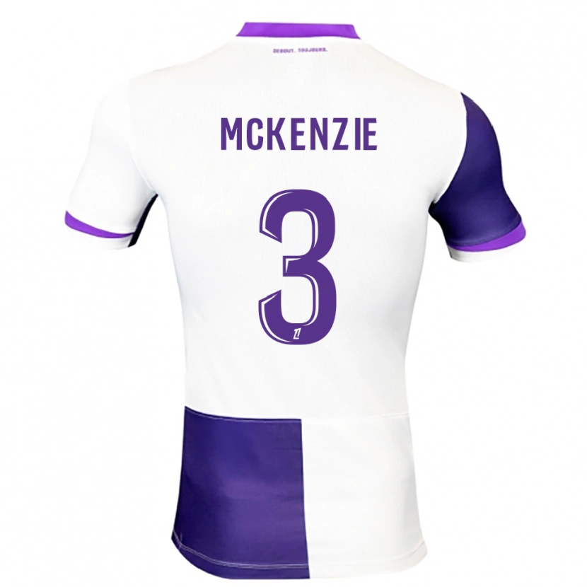 Danxen Herren Mark Mckenzie #3 Lila Weiß Heimtrikot Trikot 2025/26 T-Shirt Österreich