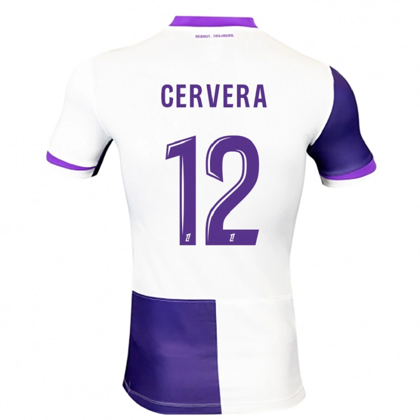 Danxen Herren Laurianne Cervera #12 Lila Weiß Heimtrikot Trikot 2025/26 T-Shirt Österreich