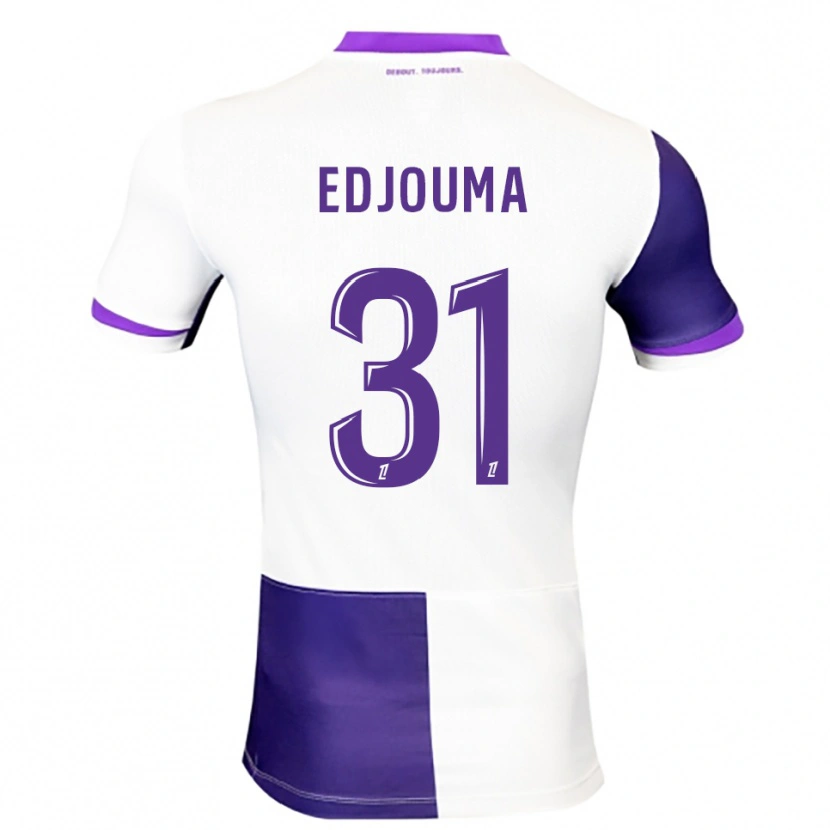 Danxen Herren Noah Edjouma #31 Lila Weiß Heimtrikot Trikot 2025/26 T-Shirt Österreich
