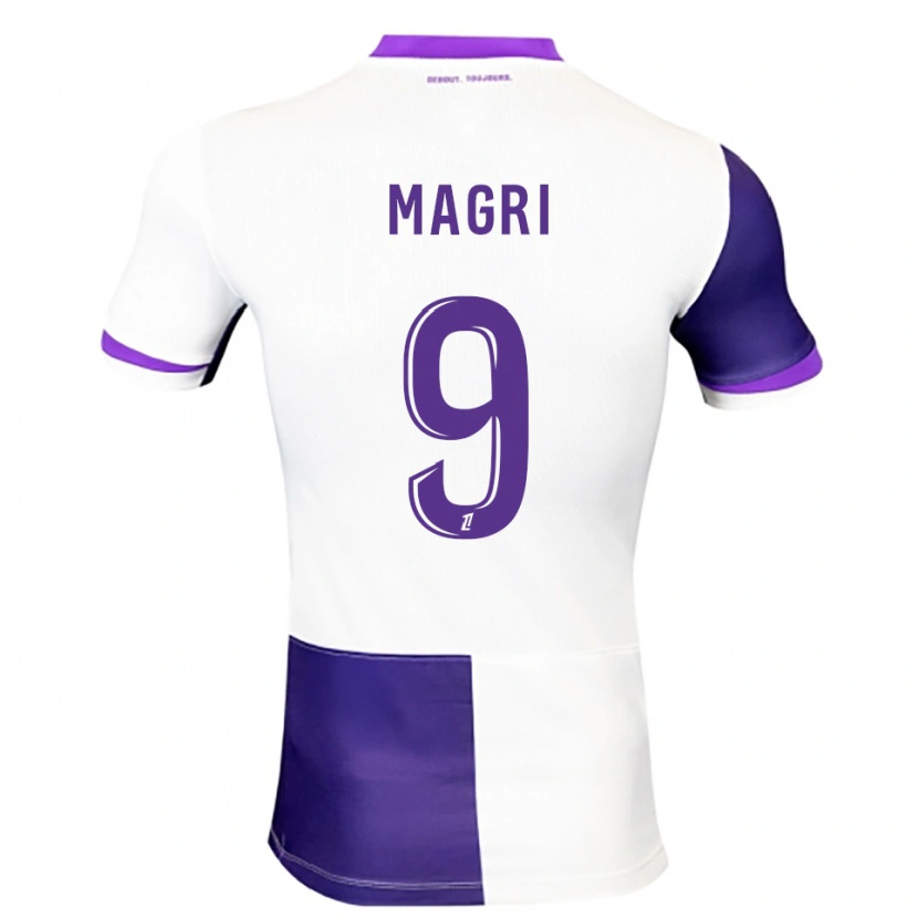 Danxen Herren Frank Magri #9 Lila Weiß Heimtrikot Trikot 2025/26 T-Shirt Österreich
