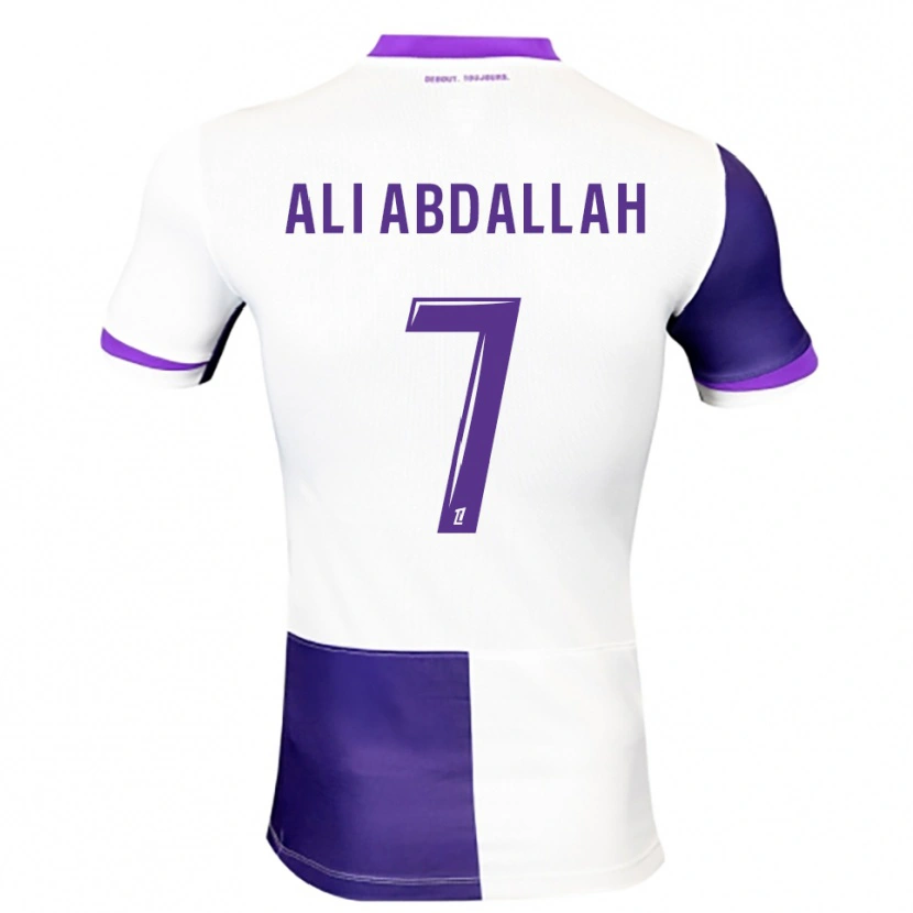 Danxen Herren Nivine Ali Abdallah #7 Lila Weiß Heimtrikot Trikot 2025/26 T-Shirt Österreich