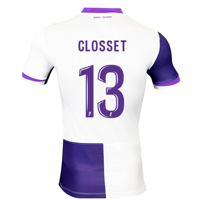 Danxen Herren Océane Closset #13 Lila Weiß Heimtrikot Trikot 2025/26 T-Shirt Österreich