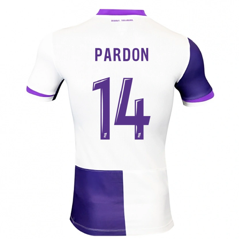 Danxen Herren Pauline Pardon #14 Lila Weiß Heimtrikot Trikot 2025/26 T-Shirt Österreich