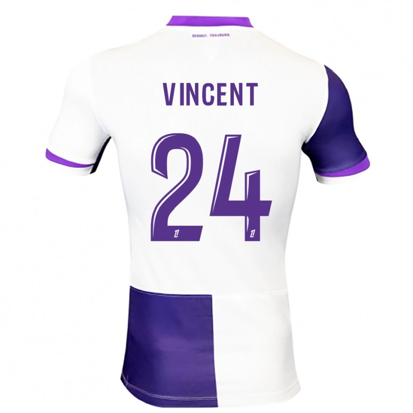 Danxen Herren Magalie Vincent #24 Lila Weiß Heimtrikot Trikot 2025/26 T-Shirt Österreich