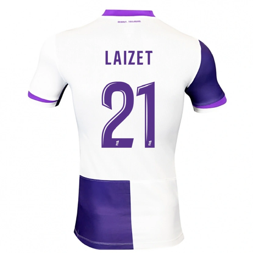 Danxen Herren Emma Laizet #21 Lila Weiß Heimtrikot Trikot 2025/26 T-Shirt Österreich
