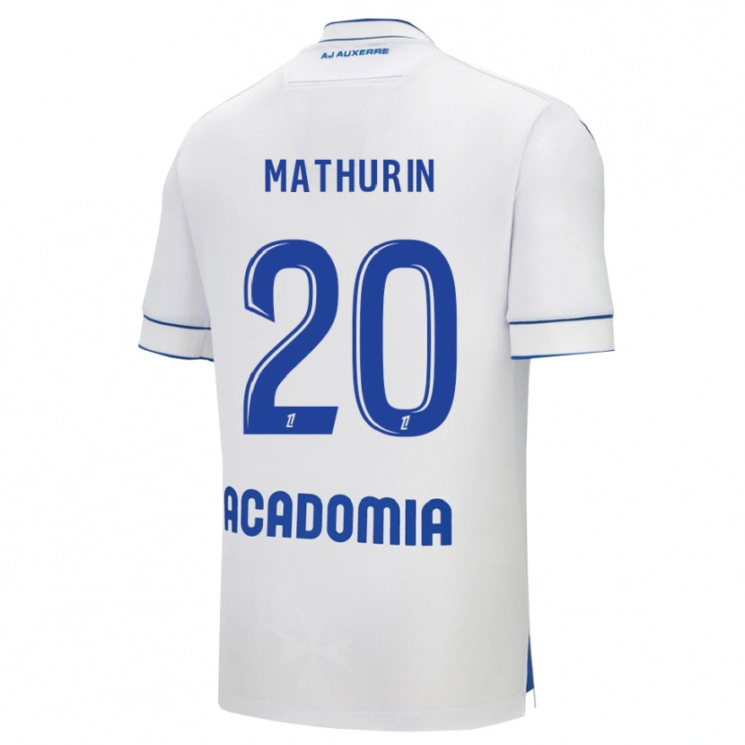 Danxen Herren Anis Mathurin #20 Weiß Blau Heimtrikot Trikot 2025/26 T-Shirt Österreich