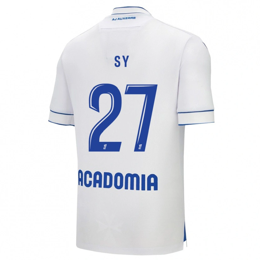 Danxen Herren Lamine Sy #27 Weiß Blau Heimtrikot Trikot 2025/26 T-Shirt Österreich