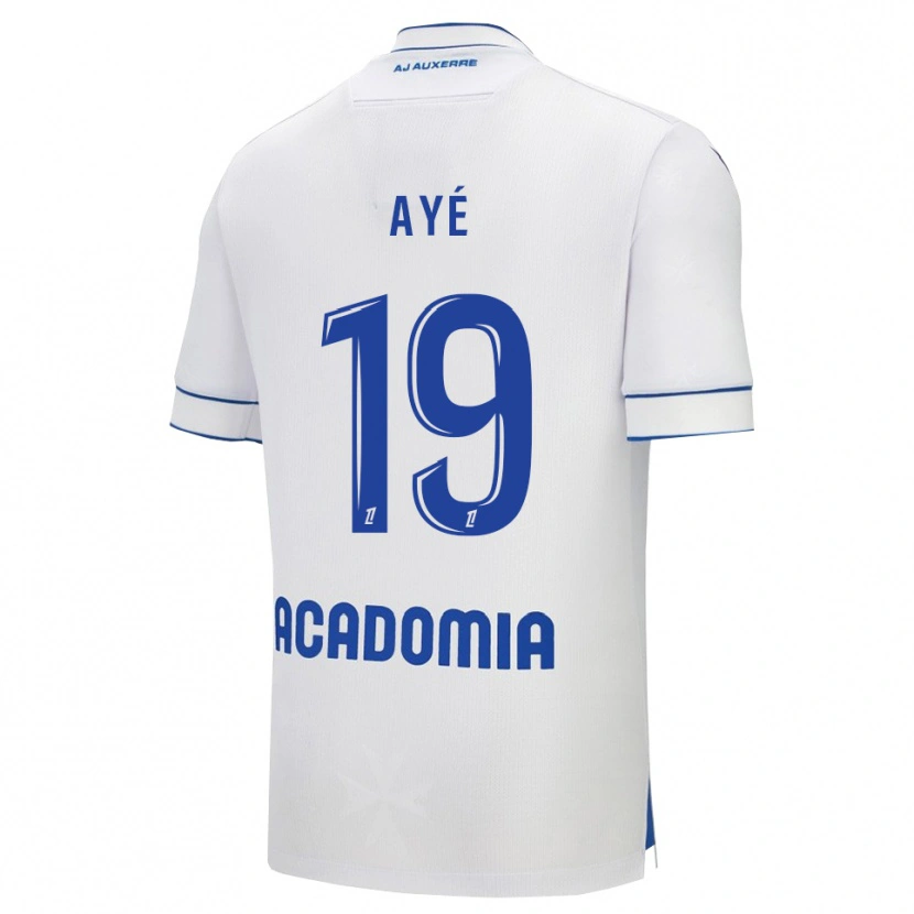 Danxen Herren Florian Ayé #19 Weiß Blau Heimtrikot Trikot 2025/26 T-Shirt Österreich