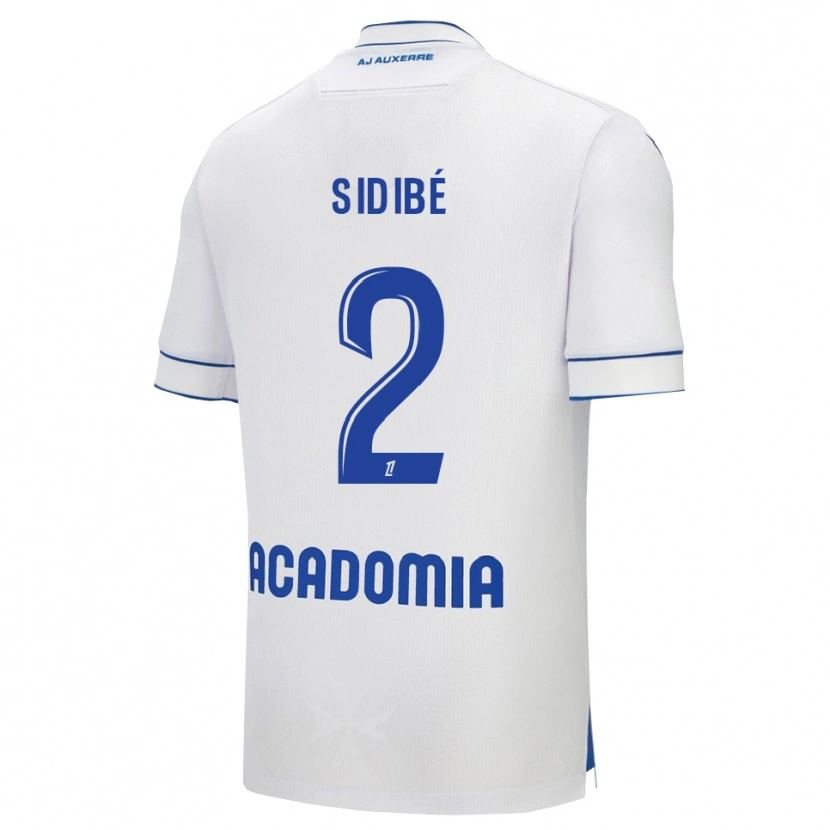 Danxen Herren Ismaël Sidibé #2 Weiß Blau Heimtrikot Trikot 2025/26 T-Shirt Österreich