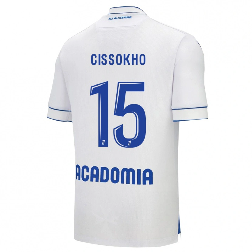 Danxen Herren Mamoudou Cissokho #15 Weiß Blau Heimtrikot Trikot 2025/26 T-Shirt Österreich